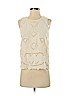 Lucky Brand 100% Cotton Ivory Sleeveless Top Size S - photo 1