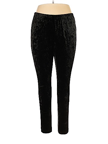 Woman Within Velour Pants (view 1)