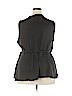 ModCloth 100% Polyester Black Sleeveless Blouse Size 3X - photo 2