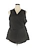 ModCloth 100% Polyester Black Sleeveless Blouse Size 3X - photo 1