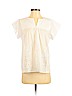 Weekend Max Mara Ivory Short Sleeve Top Size S - photo 1