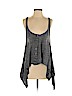 Patterson J. Kincaid 100% Linen Gray Sleeveless Top Size XS - photo 1