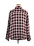Wet Seal 100% Rayon Burgundy Long Sleeve Button-Down Shirt Size 3X - photo 2