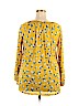 Style&Co 100% Nylon Yellow Long Sleeve Top Size 3X - photo 2
