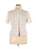 Faconnable 100% Cotton Pink Short Sleeve Button-Down Shirt Size XL - photo 1