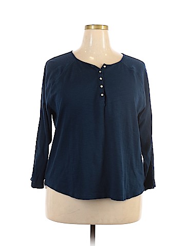 Chaps Long Sleeve Henley (view 1)