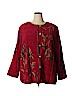 Maggie Barnes 100% Rayon Red Jacket Size 2X - photo 1