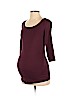 H&M Mama Burgundy 3/4 Sleeve T-Shirt Size S - photo 1