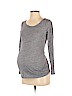 H&M Mama Gray Long Sleeve T-Shirt Size S - photo 1