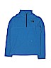 The North Face 100% Polyester Blue Fleece Jacket Size M (youth) - photo 1