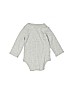 Carter's 100% Cotton Gray Long Sleeve Onesie 9-12 MO / 12 MO - photo 2