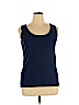 St. John's Bay 100% Cotton Blue Tank Top Size XL - photo 1