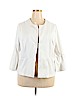 Roz & Ali White Cardigan Size 3X - photo 1