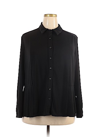 Roz & Ali Long Sleeve Button-Down Shirt (view 1)