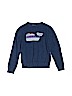 Vineyard Vines 100% Cotton Graphic Blue Pullover Sweater Size 6 - photo 1