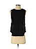 Aqua Black Sleeveless Blouse Size XS - photo 1