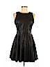Muubaa 100% Lambskin Black Casual Dress Size 8 - photo 1