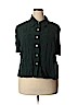 KSL 100% Rayon Green 3/4 Sleeve Blouse Size 18 - photo 1