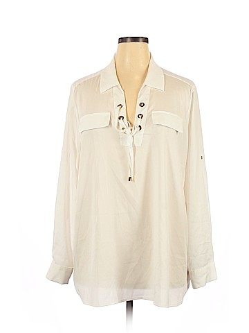Calvin Klein Long Sleeve Blouse (view 1)