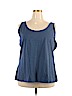 Avenue Blue Sleeveless Top Size 22 - photo 1