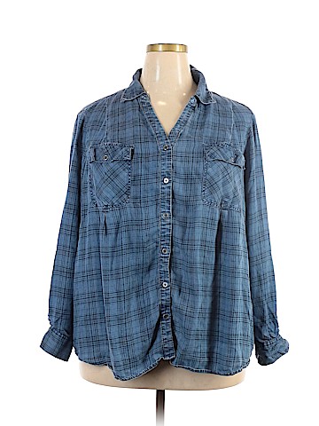Style&Co Long Sleeve Button-Down Shirt (view 1)