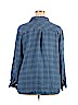 Style&Co 100% Lyocell Blue Long Sleeve Button-Down Shirt Size 3X - photo 2