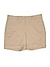Lands' End 100% Cotton Tan Khaki Shorts Size 14 - photo 1