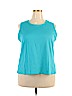 L.L.Bean 100% Supima Cotton Blue Tank Top Size 2X - photo 1