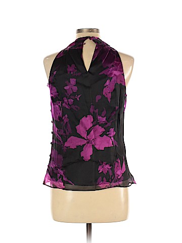 Milly Sleeveless Silk Top (view 2)