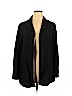 Coldwater Creek 100% Linen Black Cardigan Size 14 - photo 1