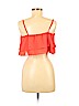 Forever 21 100% Polyester Orange Sleeveless Blouse Size M - photo 2