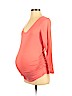 Old Navy - Maternity Pink Long Sleeve T-Shirt Size S - photo 1