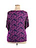 Ava & Viv Purple Short Sleeve T-Shirt Size 2X - photo 2