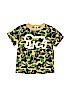 Bape Kids 100% Cotton Camo Graphic Green Short Sleeve T-Shirt Size 110 cm / US 5-6 - photo 1