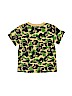Bape Kids 100% Cotton Camo Graphic Green Short Sleeve T-Shirt Size 110 cm / US 5-6 - photo 2