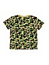Bape Kids 100% Cotton Green Short Sleeve T-Shirt Size 8 - photo 2