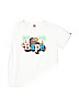 Bape Kids 100% Cotton White Short Sleeve T-Shirt Size 8 - photo 1