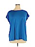 Ann Taylor LOFT Blue Short Sleeve Top Size XL - photo 1