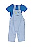 First Impressions Blue Overalls Size 6-9 mo - photo 1