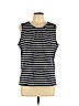 Banana Republic Factory Store Blue Sleeveless Top Size L (petite) - photo 1