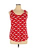 Ann Taylor LOFT Outlet 100% Cotton Red Tank Top Size XL - photo 1