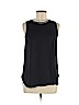 H&M 100% Polyester Black Sleeveless Blouse Size 6 - photo 1