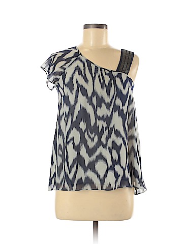 Madison by Madison Marcus Short Sleeve Silk Top (view 1)