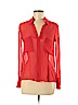 BCBGMAXAZRIA Red Long Sleeve Blouse Size XS - photo 1