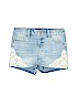 Justice Blue Denim Shorts Size 10 - photo 1