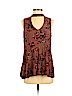 Mossimo Supply Co. 100% Rayon Brown Sleeveless Blouse Size S - photo 1