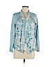 J.jill Blue Silk Cardigan Size M (petite) - photo 1