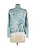 J.jill Blue Silk Cardigan Size M (petite) - photo 2