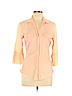 James Perse 100% Cotton Orange 3/4 Sleeve Button-Down Shirt Size XL (4) - photo 1