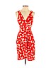 Yoana Baraschi 100% Silk Red Casual Dress Size XS - photo 1
